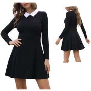 Wednesday Addams Costume Dress Size Adult Large